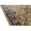 Tapis oriental en laine noué à la main bleu marine / jaune / rouge Manchuria
