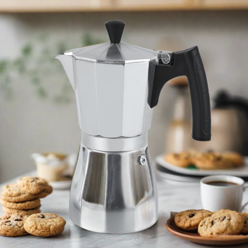 Cuisinox Stovetop Espresso Maker, 9 Shots