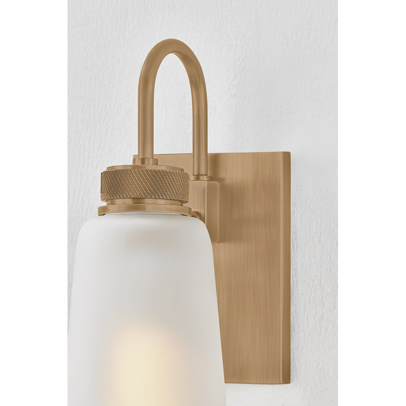 Troy Lighting Gulliver 4.75 inch wide 1 Light Wall Sconce in Patina Brass