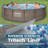 Bestway Power Steel Round Above Ground Outdoor Swimming Pool Set with Filter Pump and Cover-94909617-94909618