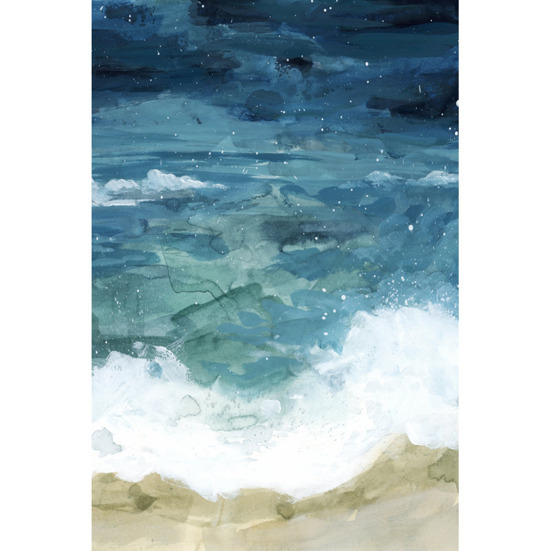 Shattered Waved II by Grace Popp - Wrapped Canvas Painting, 46cm H x 30cm W