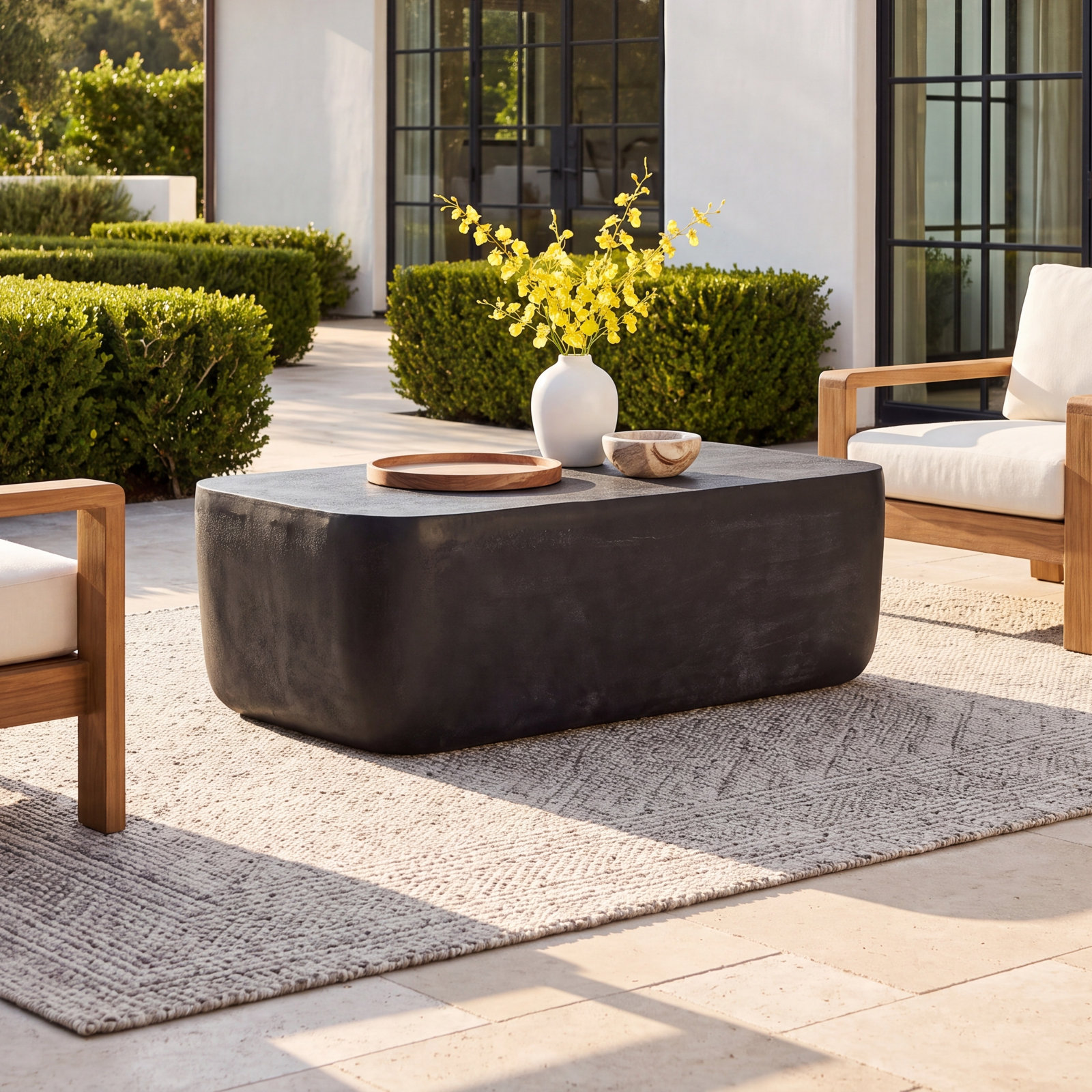 Eponine 50 " Patio Table, Aged Gray