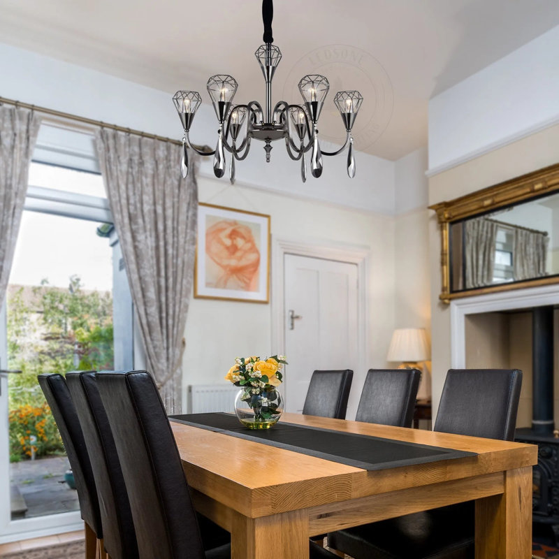 6 - Light Candle Style Chandelier