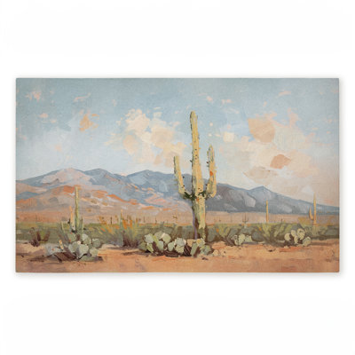 Paillasson Cactus & Mountain View, par Nina Blue, 18 po x 30 po
