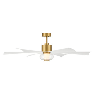 Ventilateur de plafond intelligent DEL 5CCT Veyra