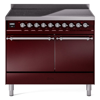 ILVE Nostalgie II Series 40 inch Induction Range with 6 Induction Elements (Solid Door)