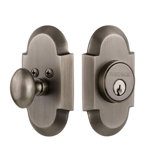 Nostalgic Warehouse Cottage Plate Single Cylinder Deadbolt