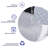 Polyester, Plastic Shower Curtain