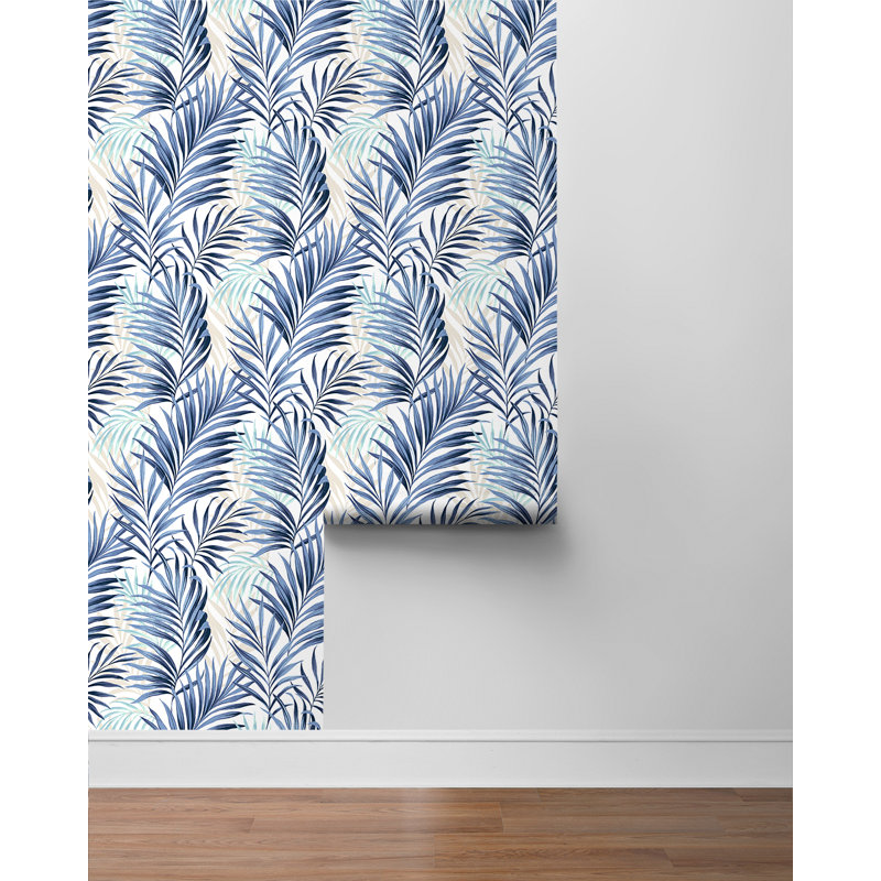 Tommy Bahama Tranquillo Peel And Stick Wallpaper Roll, Azure