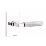 Select Round Passage (Hall & Closet) Door Lever with Rectangle Rosette