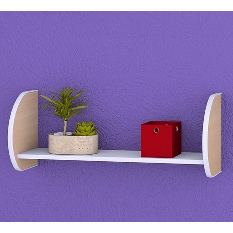 Arrin Floating Shelf, 34cm H x 87cm W x 25cm D, Beige