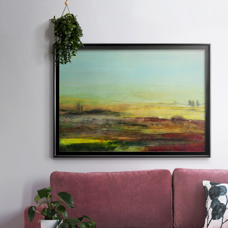 «Ethereal Landscape I», toile tendue avec châssis en I, Noir, H 30 po x l 44 po x P 1,5 po