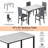 Janece 5 - Piece Dining Set with Velvet Upholstered Dining Chairs-1723959340-1692323360