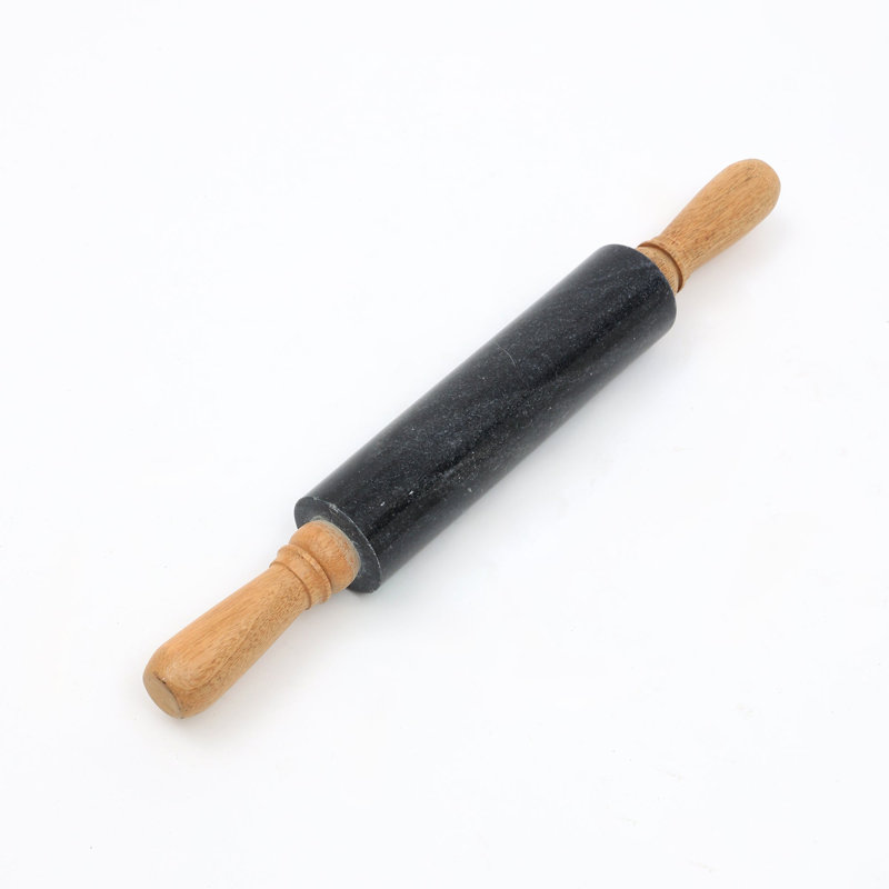 Canora Grey Wood Rolling Pin, Black
