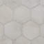 Dash 8,5 po. X 9,84 po. Carrelage hexagonal mat en porcelaine pour plancher et mur (12,66 pieds carrés / caisse)-61798046