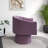 Ghinita Velvet Swivel Barrel Chair-973433043