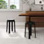Modern Commercial Black Plastic Stool,10 Pcs per Carton