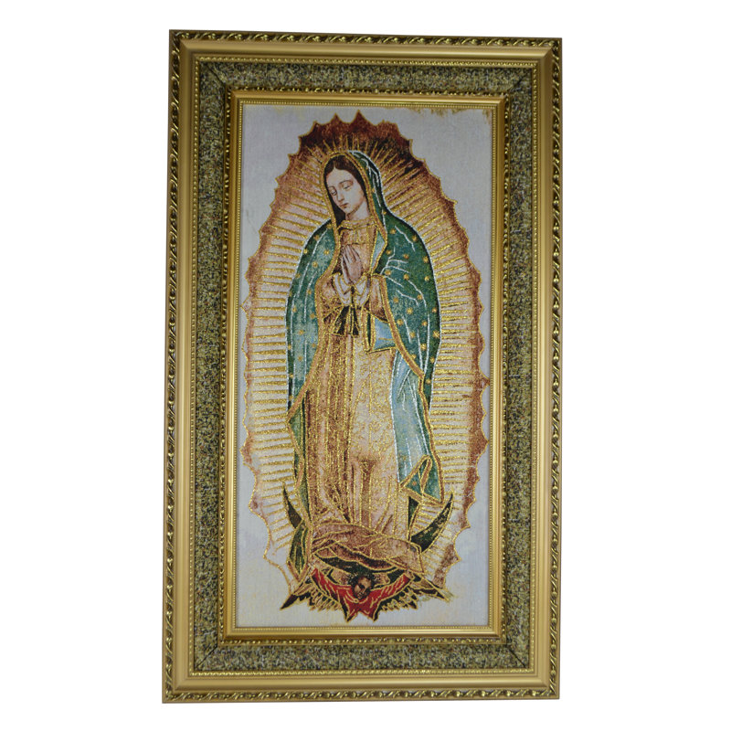 Woven Tapestry Virgin Mary