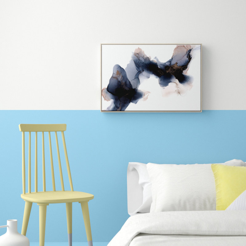 Last Kiss by Fern Siebler - Painting on Canvas, Timber Floater Frame, 52.5 cm H x 77.5 cm W x 4 cm D