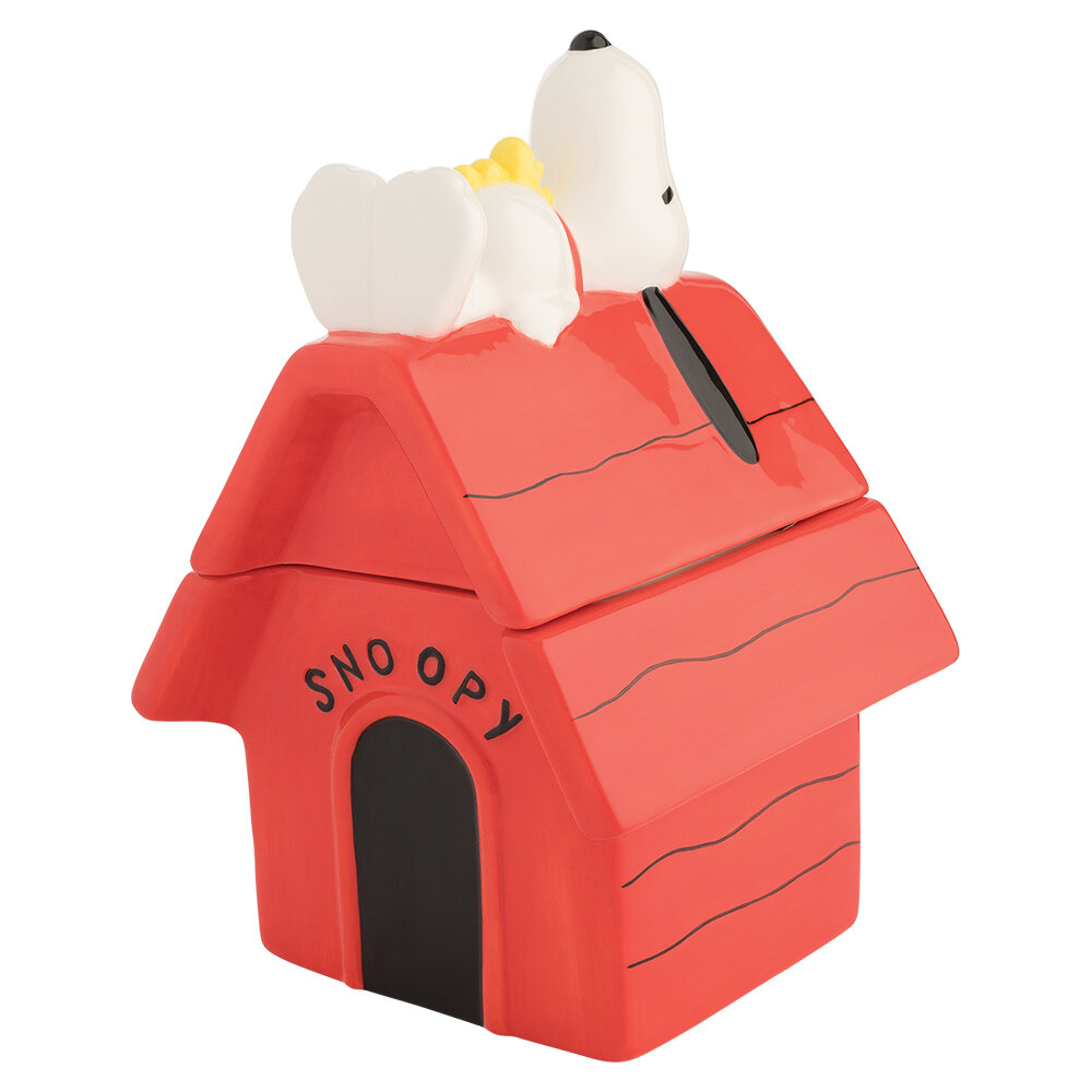 Vandor Peanuts Snoopy Doghouse Cookie Jar | Wayfair