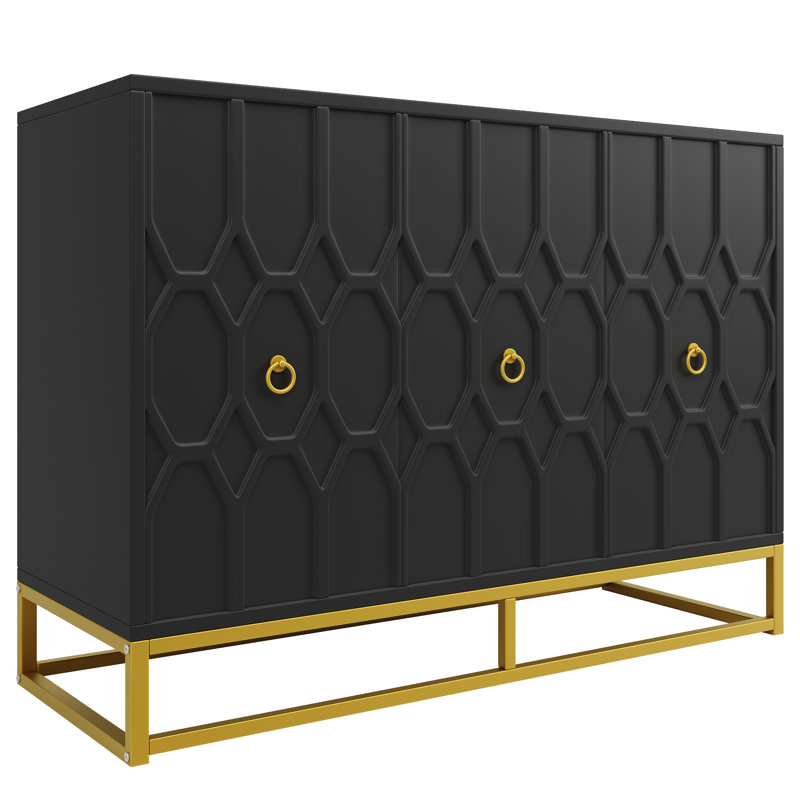 120cm Sideboard, Black