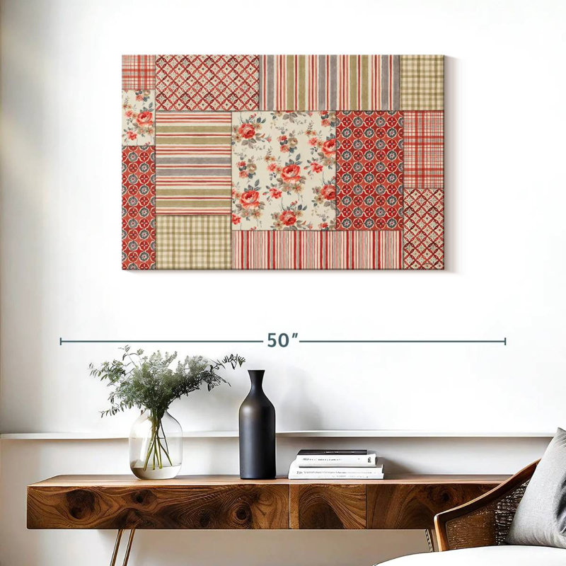 Kerner Farm Patchwork III, 24" H x 36" W