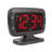 Digital Electric Alarm Tabletop Clock in Black