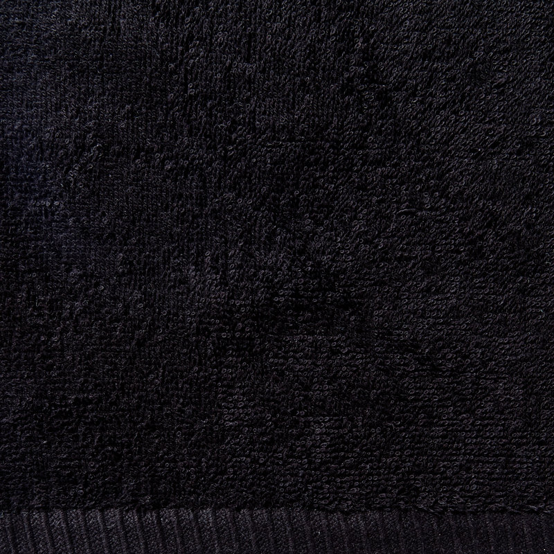 Quick Dry Cotton Face Cloth 4 Pack, Black