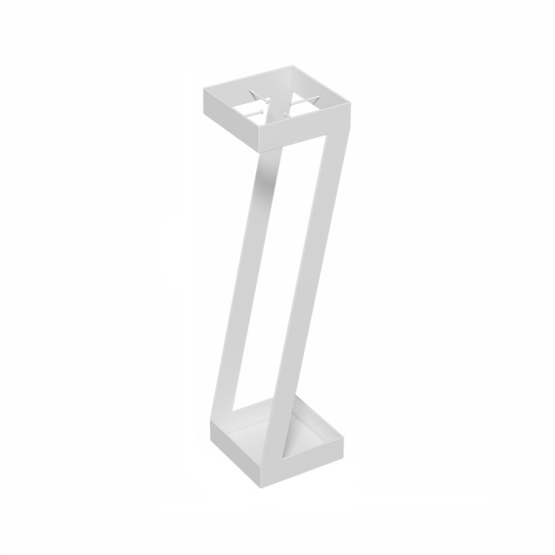 Metal Freestanding Umbrella Stand, White