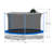 Audiohome Round Backyard Trampoline with Safety Enclosure