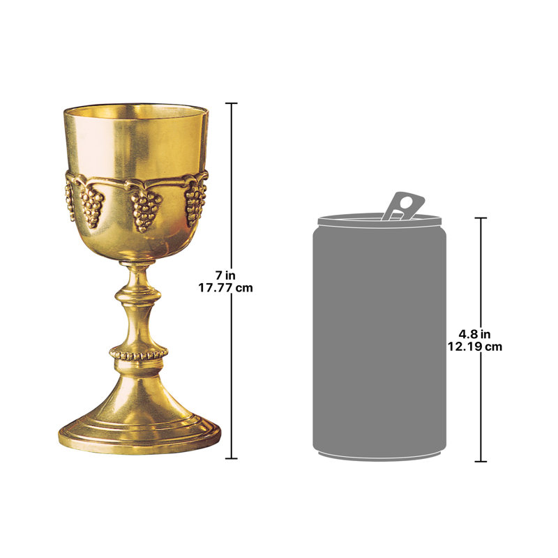 236.6ml Brass Goblet