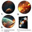 Ceinture de feu de Saturne en orbite - art mural de la planète espace-159644453-159644466