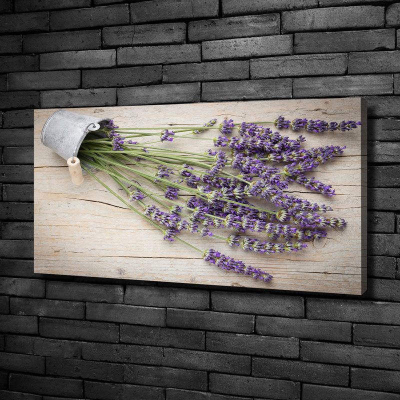 Lavender In A Pot - No Frame Print, 50cm H x 100cm W, Canvas