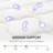 10" Queen Mattress Medium Firm – Hybrid Gel Memory Foam with 7 Zone Support, Motion Isolation & Pocket Coils for Side & Back Sleepers, CertiPUR-US Certified, Mattress in a Box