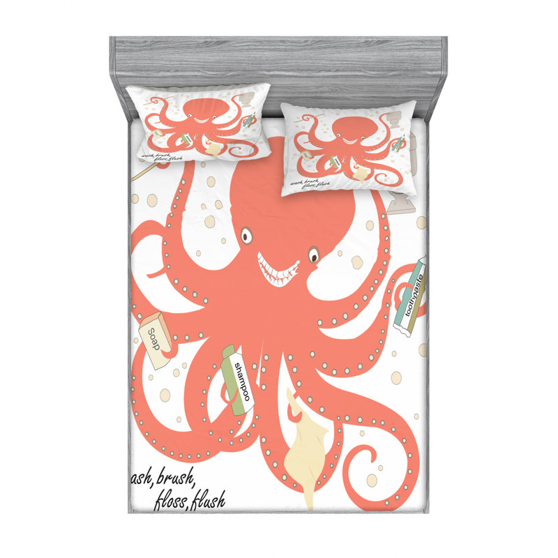 Microfiber Sheet Set, Queen Sheet Set + Fitted Sheet + 2 Pillowcases