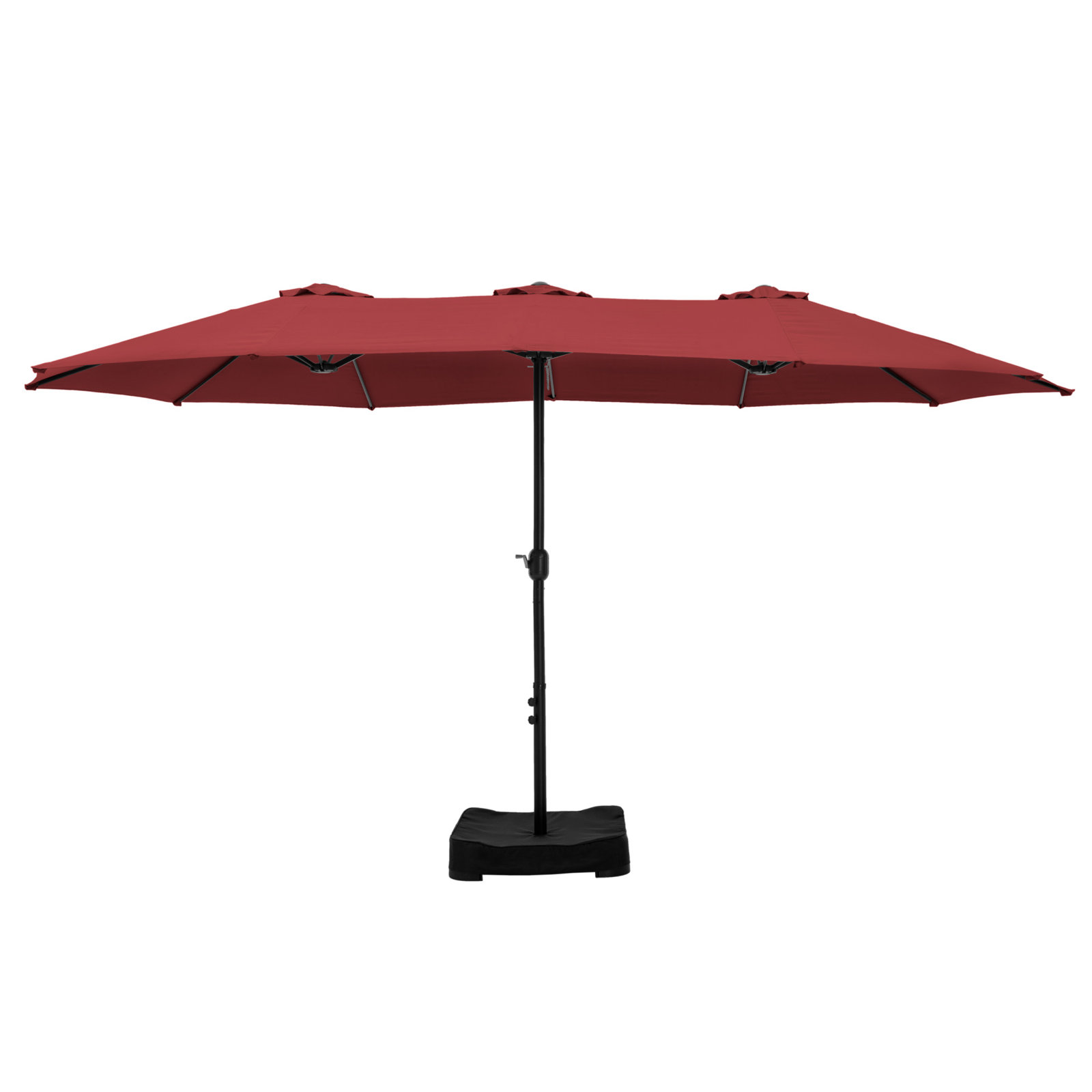 Nyasia 15' Market Umbrella, Dark Red