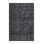 Tapis en laine gris foncé / noir