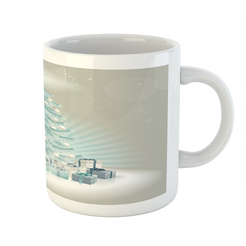 Grande tasse à café sapin