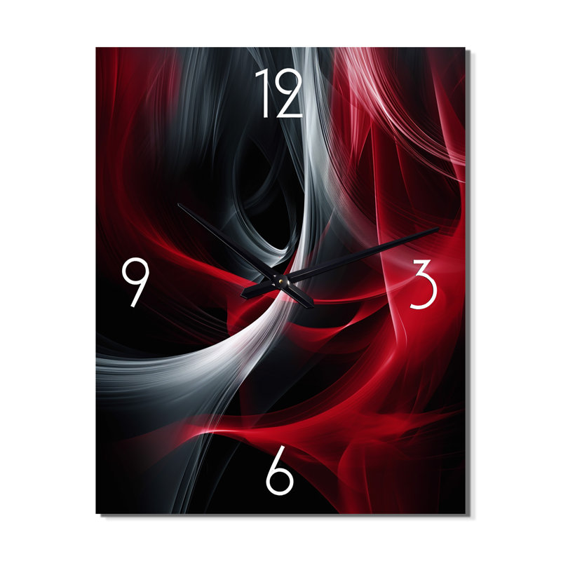 Très grandes horloges murales Irulan - Modern Waves, H 40 po x l 30 po