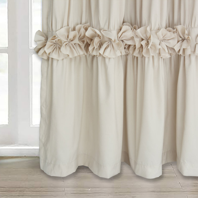 Room Darkening Curtain Pair, Camel, 42"W x 63"L