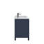 Ensemble de meuble-lavabo simple 48 po avec plateau en quartz blanc Rooh-101808786-101808788