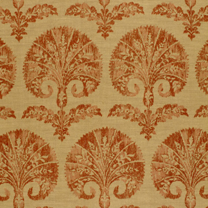 Tasha Carnation Fabric, Terra