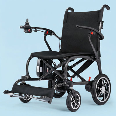 Fauteuil roulant électrique ultra-léger en fibre de carbone pour adultes, fauteuil électrique portatif de 25,8 lb, approuvé par la compagnie aérienne, capacité de 300 lb