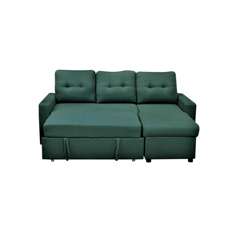 Élégant canapé-lit modulaire en forme de L, bleu, 3 pièces, idéal pour les petits espaces de vie, canapé et pièces confortables