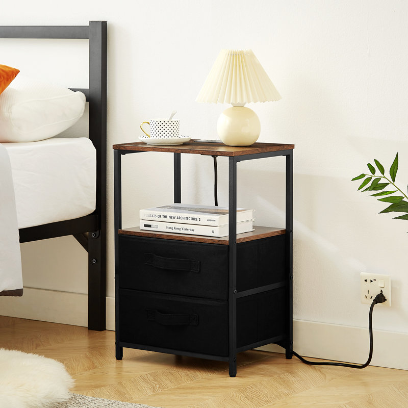 Sineke Top 2 - Drawer End Table with Storage