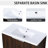 Contemporary 36 Inch Bathroom Vanity With Sink, Soft Close Door, 2 Doors, Walnut, Copious Storage Inch, Modern Design Meeting Practical Needs, Abundant For Daily Chores-615975064-615975046