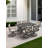 Seehill 7 Pieces Outdoor Dining Set, Aluminum Patio Dining Set For 6, Outdoor Furniture Set With Umbrella Hole, Patio Table And 6 Swivel Rocker Chairs For Deck, Garden, Backyard, Poolsides, Gunmetal