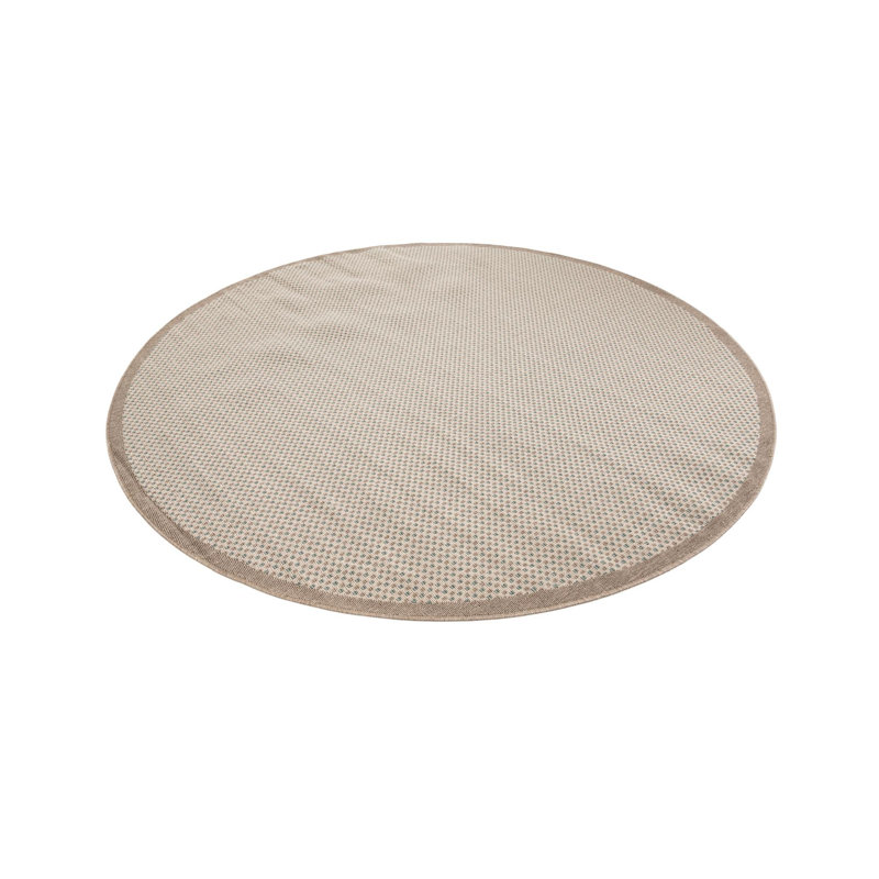 Tapis intérieur / extérieur Gourlie, Rond 4 pi 1 po