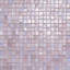Cherry 5/8" x 5/8" Glimmer Glass Mosaic