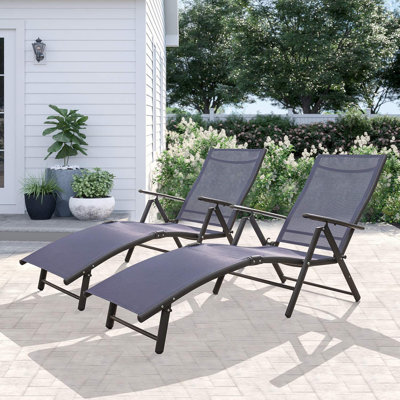 Chaise longue simple 70,9 po Flarrie